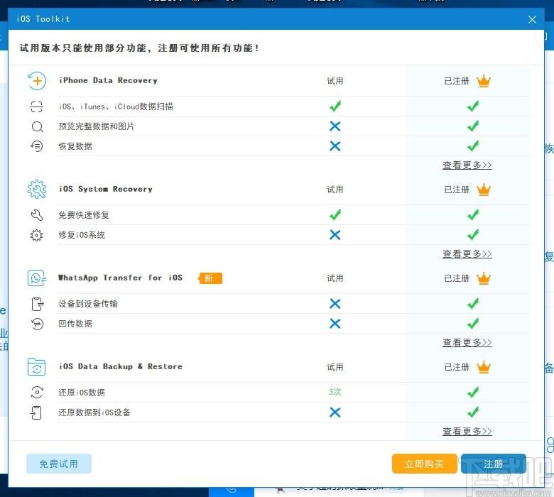 iOS Toolkit下载,IOS工具包,数据恢复,系统修复